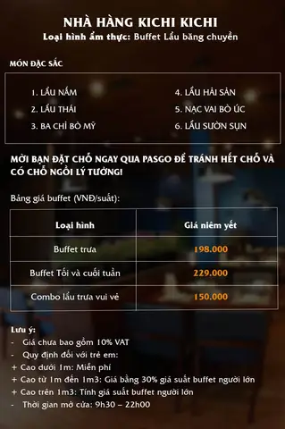 Đánh Giá Chi Tiết Nhà Hàng Lẩu Kichi Kichi Vincom Bà Triệu: Trải Nghiệm Lẩu Băng Chuyền Kiểu Nhật Giá Tốt Tại Trung Tâm Hà Nội