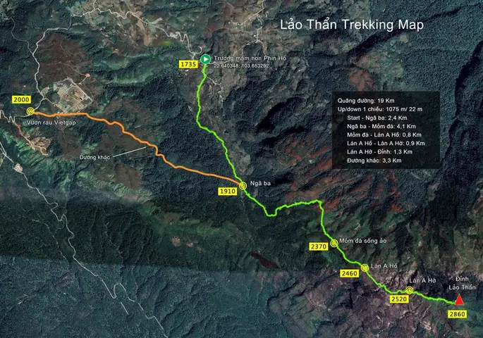 Hướng Dẫn Quãng Đường Trekking Lảo Thẩn Cho Người Mới