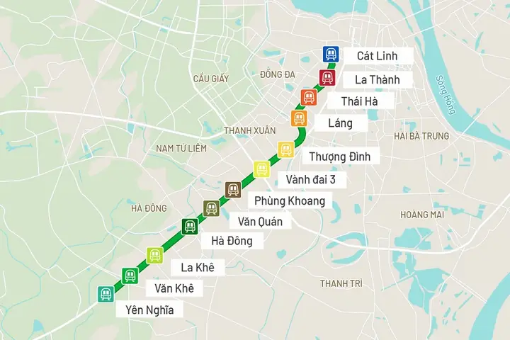 Hướng Dẫn Chi Tiết Sử Dụng Tuyến Metro Cát Linh – Hà Đông Cho Hành Khách Hướng Dẫn Chi Tiết Sử Dụng Tuyến Metro Cát Linh – Hà Đông Cho Hành Khách