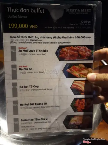 Khám Phá Thực Đơn & Giá Buffet Meat & Meet Bbq Cho Thực Khách