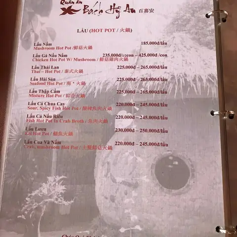 Đánh Giá Chi Tiết Menu Bách Hỷ An – Nhà Hàng Ẩm Thực Đặc Sắc Tại Bảo Lộc