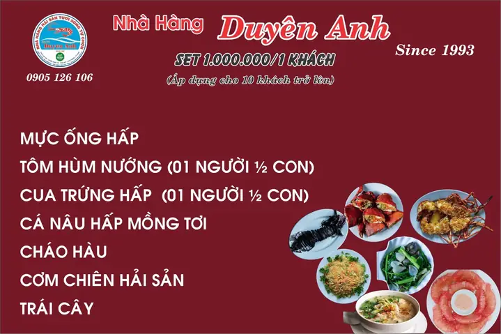 Đánh Giá Menu Nhà Hàng Duyên Anh Huế: Khám Phá Ẩm Thực Cung Đình Đích Thực