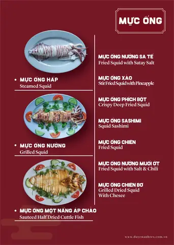 Đánh Giá Menu Nhà Hàng Duyên Anh Huế: Khám Phá Ẩm Thực Cung Đình Đích Thực
