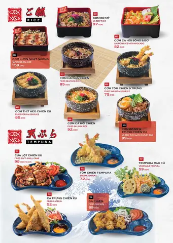 Khám Phá Menu Haru Sushi: 300 Món Sushi, Sashimi, Udon
