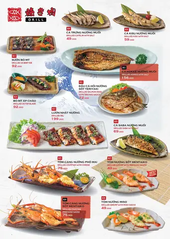 Khám Phá Menu Haru Sushi: 300 Món Sushi, Sashimi, Udon