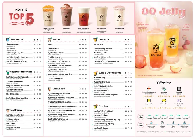 Menu Trà Sữa Koi Thủ Đức: Đánh Giá Chi Tiết 10 Món Nên Thử