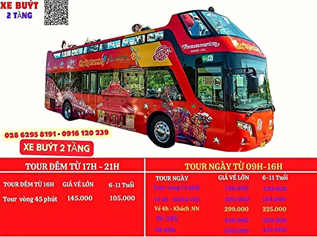 Xe Buýt 2 Tầng: Giá Vé, Lộ Trình & Cách Mua