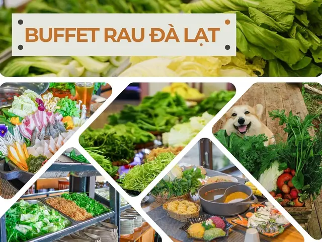 Khám Phá 10 Địa Chỉ Buffet Rau Đà Lạt Ngon, Giá Hợp Lý