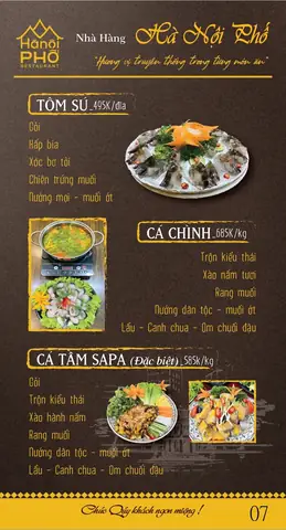 Khám Phá Nhà Hàng Hà Nội Phố: Địa Chỉ, Thực Đơn & Không Gian
