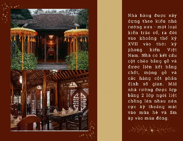 Nhà Hàng Không Gian Xưa Huế: Cẩm Nang Trải Nghiệm Ẩm Thực Văn Hóa Độc Đáo Trái Tim Huế