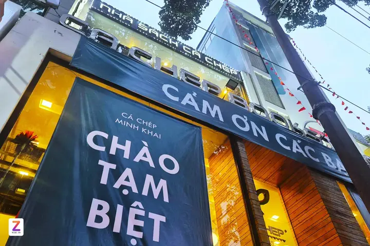 Thông Báo Đóng Cửa Chi Nhánh Nhà Sách Cá Chép Nguyễn Thị Minh Khai