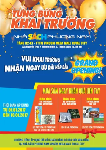 Khám Phá Hệ Thống Nhà Sách Phương Nam Và Các Chi Nhánh Royal City