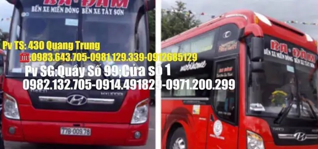 Giá Vé, Lịch Trình & Liên Hệ Nhà Xe Ba Đàm Cập Nhật
