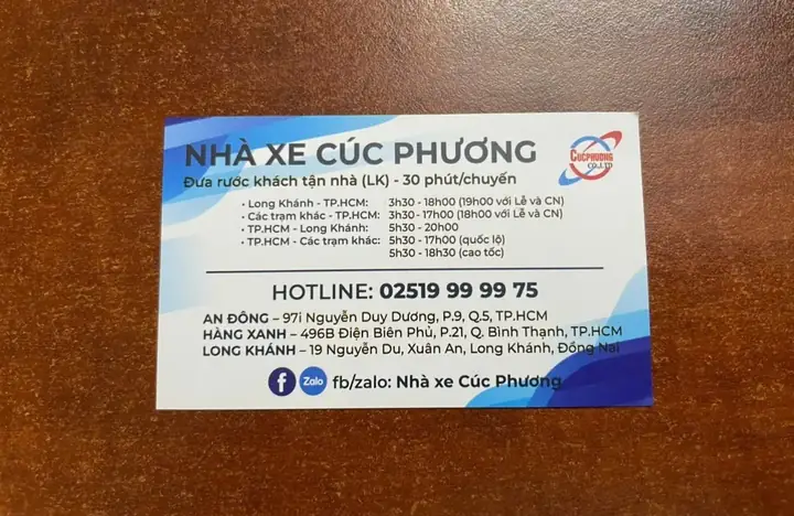 Nhà Xe Cúc Phương Long Khánh – Đánh Giá Tổng Quan Và Dịch Vụ