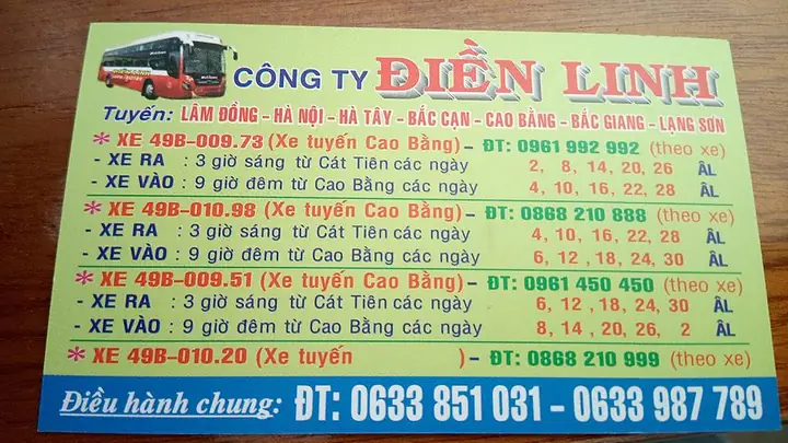 Hướng Dẫn Đặt Vé & Thông Tin Nhà Xe Điền Linh