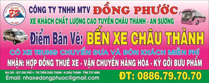 Xe Khách Đồng Phước Tây Ninh: Đặt Vé, Sđt & Lịch Trình