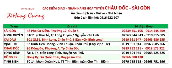 Nhà Xe Hùng Cường Quận 5 – Đánh Giá Toàn Diện Dịch Vụ Vận Chuyển Khách Hàng Nhà Xe Hùng Cường Quận 5 – Đánh Giá Toàn Diện Dịch Vụ Vận Chuyển Khách Hàng