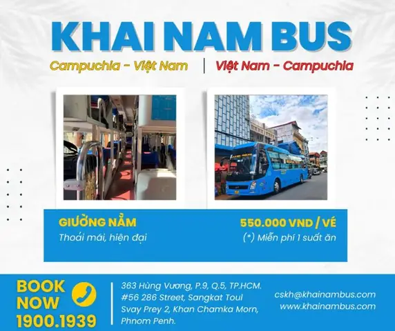 Mua Vé Xe Khách Việt Nam – Campuchia Nhanh Chóng Và Giá Tốt