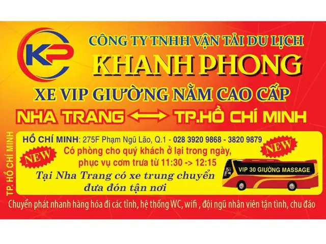 Khám Phá Dịch Vụ Nhà Xe Khanh Phong – Đặt Vé Nhanh, Giá Minh Bạch