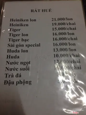 Khám Phá Rất Huế: Địa Chỉ, Thực Đơn & Giá Cả Cho Gia Đình
