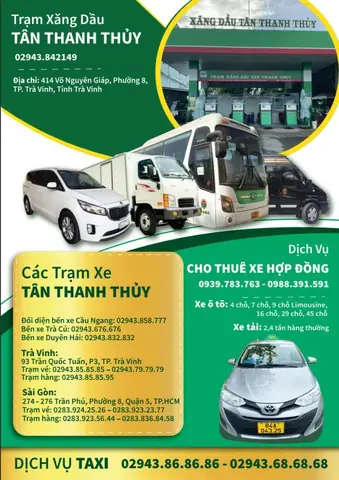Số Điện Thoại Taxi Thanh Thủy Trà Vinh: Hướng Dẫn Chi Tiết Và Các Lựa Chọn Uy Tín
