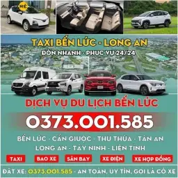 Khám Phá 8 Hãng Taxi Bến Lức Uy Tín, Giá Rẻ Cho Cư Dân