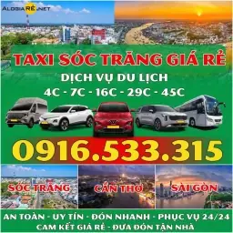 Top 5 Hãng Taxi Uy Tín Ở Sóc Trăng: Số Điện Thoại & Đánh Giá Chi Tiết Top 5 Hãng Taxi Uy Tín Ở Sóc Trăng: Số Điện Thoại & Đánh Giá Chi Tiết
