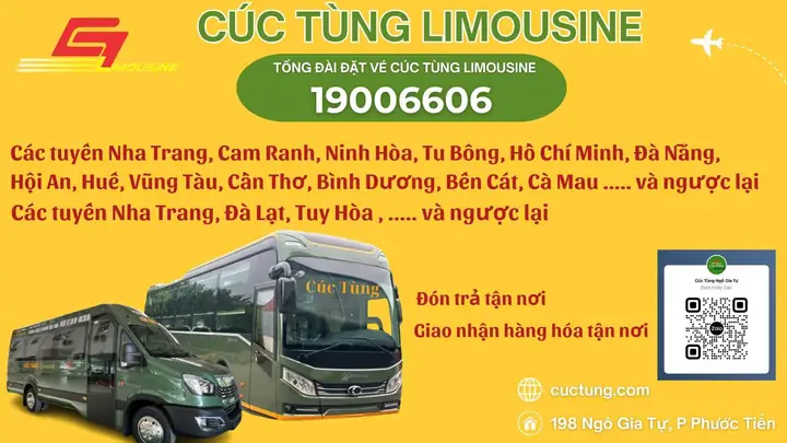 Số Điện Thoại Xe Cúc Tùng: Cập Nhật Địa Chỉ Phòng Vé Tại 8 Tỉnh Thành