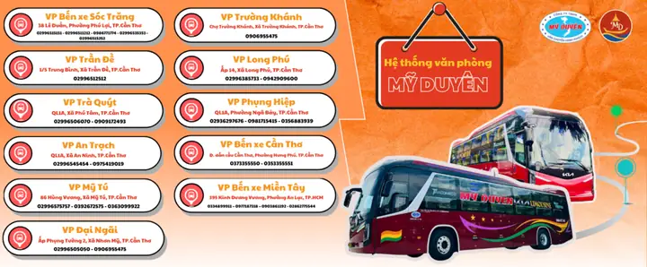Tìm Hiểu Nhà Xe Mỹ Duyên: Số Điện Thoại, Giá Vé, Lịch Trình Tìm Hiểu Nhà Xe Mỹ Duyên: Số Điện Thoại, Giá Vé, Lịch Trình