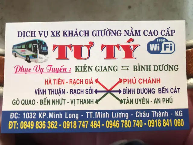 Nhà Xe Tư Tý: Số Điện Thoại & Tuyến Đường Nhà Xe Tư Tý: Số Điện Thoại & Tuyến Đường