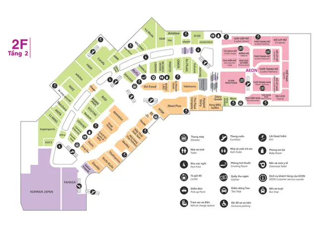 Hướng Dẫn Chi Tiết Tìm Và Đọc Bản Đồ Tầng Aeon Mall Hà Đông