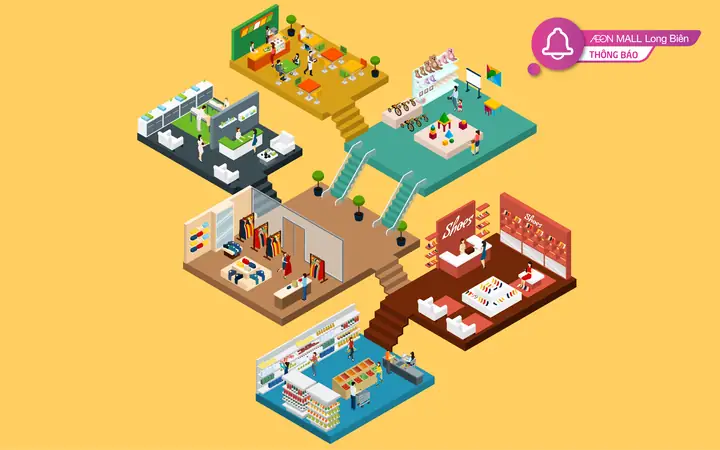 Bản Đồ Aeon Mall Long Biên: Tầng, Cửa Hàng & Tiện Ích