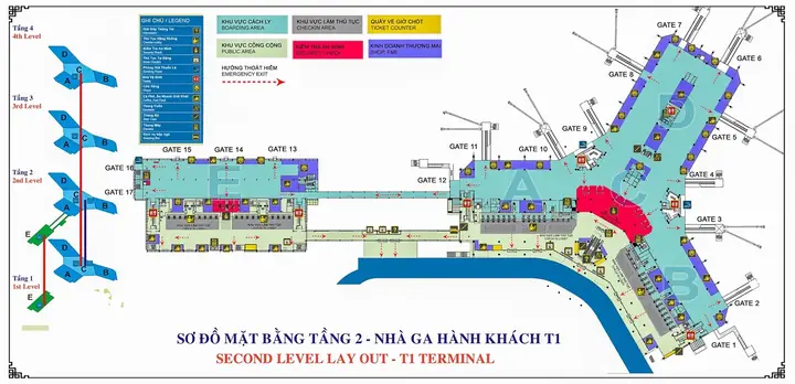 Sơ Đồ Sân Bay Nội Bài: Hướng Dẫn Đọc Và Di Chuyển Chi Tiết Sơ Đồ Sân Bay Nội Bài: Hướng Dẫn Đọc Và Di Chuyển Chi Tiết