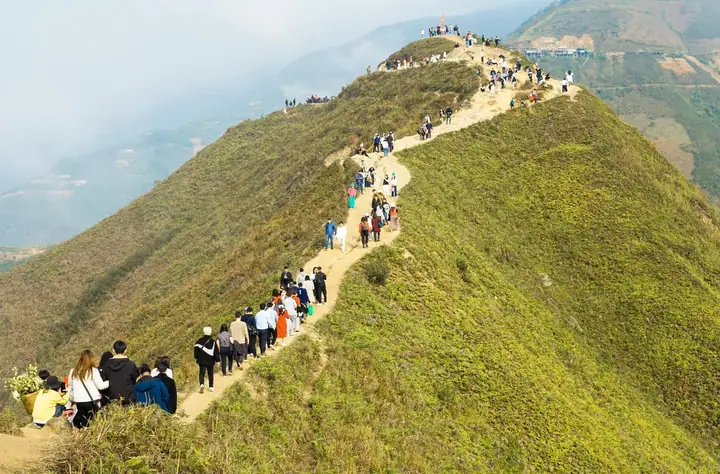 Khám Phá Trekking Sống Lưng Khủng Long Tà Xùa Cho Du Khách