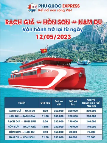 Đặt Vé Tàu Hòn Sơn Nhanh – Giá & Lịch Chạy Chi Tiết