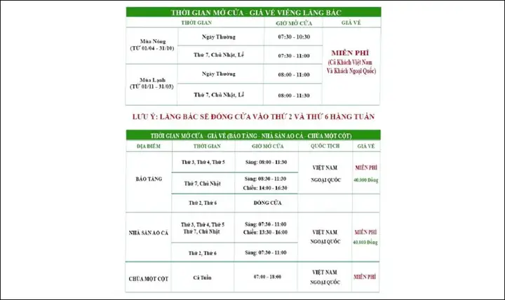 Thời Gian Mở Cửa Lăng Bác: Cẩm Nang Chi Tiết 2024