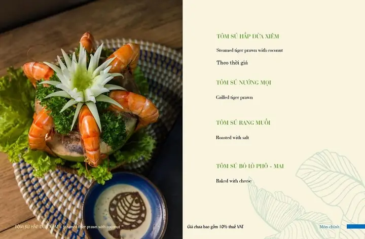 Khám Phá Menu Nhà Hàng Vũ Bảo – Các Món Ăn Đặc Trưng Cho Thực Khách