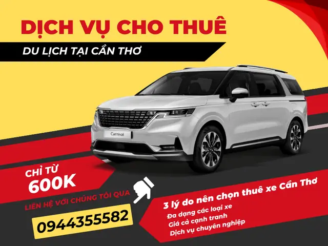Thuê Xe Cần Thơ: Giá Tốt, Xe Mới & Thủ Tục Nhanh