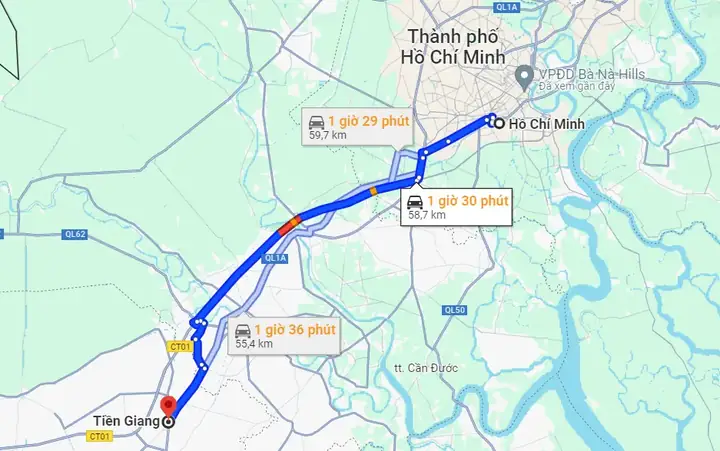 Khoảng Cách Sài Gòn – Tiền Giang: Km, Thời Gian, Lộ Trình Khoảng Cách Sài Gòn – Tiền Giang: Km, Thời Gian, Lộ Trình