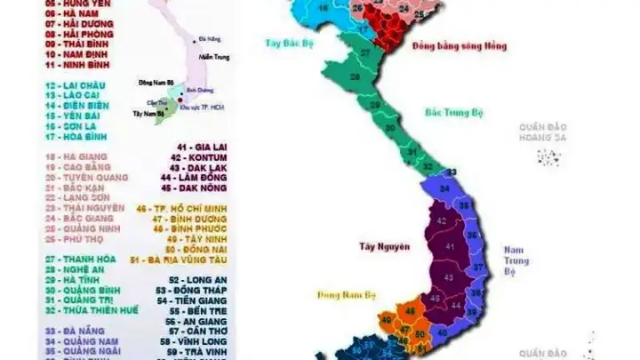 Xem Danh Sách Tỉnh Lỵ Việt Nam – 63 Trung Tâm Hành Chính