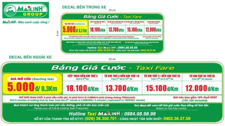 Xem Ngay Số Điện Thoại Taxi Mai Linh Đà Nẵng + Hotline Đặt Xe
