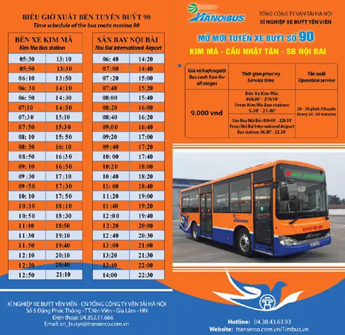 Hotline 19001296: Tổng Đài Xe Buýt Hà Nội