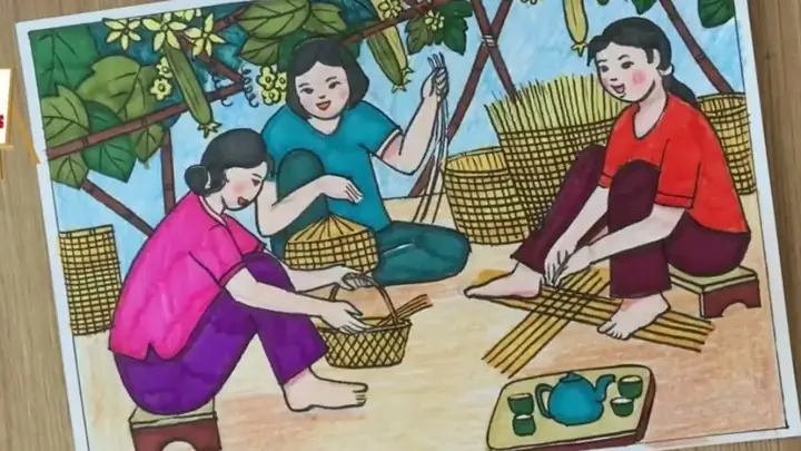 Hướng Dẫn Vẽ Làng Nghề Truyền Thống Việt Nam Cho Người Mới