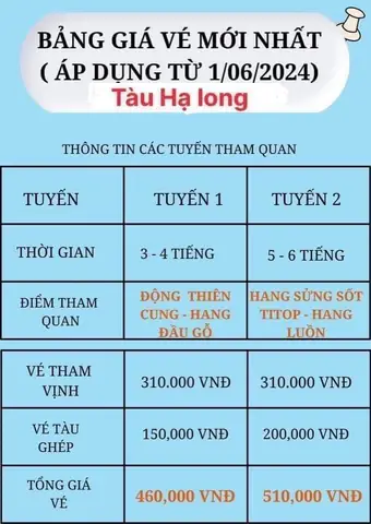 Cập Nhật Giá Vé Tham Quan Vịnh Hạ Long Cho Du Khách 2026 Cập Nhật Giá Vé Tham Quan Vịnh Hạ Long Cho Du Khách 2026