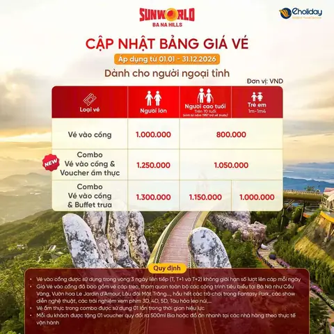 Mua Vé Bà Nà Hills Giá Tốt – Hướng Dẫn Đặt Online & Ưu Đãi
