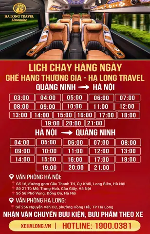 Hướng Dẫn Đặt Vé Xe Hà Nội → Hạ Long Giá Tốt Nhất