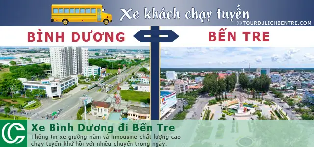 Đặt Vé Xe Khách Bình Dương Đi Bến Tre Giá Rẻ