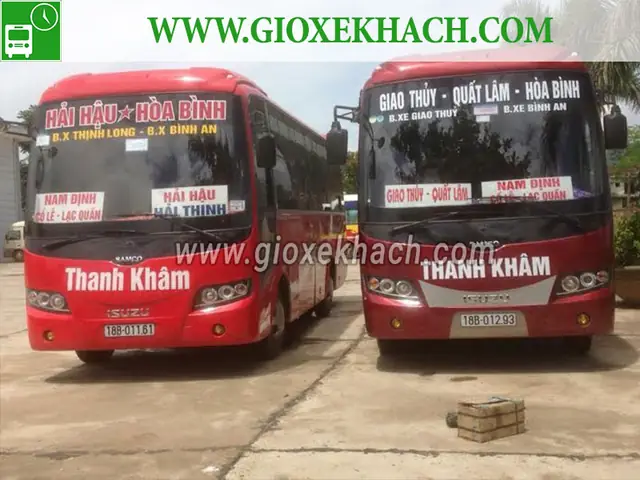 Xe Khách Nam Định → Hòa Bình: Lịch Trình, Giá Vé, Nhà Xe Uy Tín Xe Khách Nam Định → Hòa Bình: Lịch Trình, Giá Vé, Nhà Xe Uy Tín