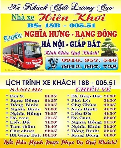 Xem Toàn Bộ Lịch Trình Và Giá Vé Các Tuyến Xe Nghĩa Hưng 2026 Xem Toàn Bộ Lịch Trình Và Giá Vé Các Tuyến Xe Nghĩa Hưng 2026