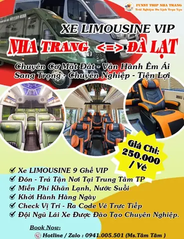 Top Xe Limousine Nha Trang Đà Lạt: Giá Vé & Lịch Trình
